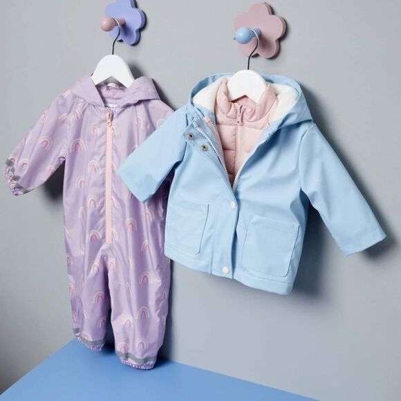 Primark Zip Hooded Jacket for 6-9 months in BLUE NWT - Picture 1 of 5
